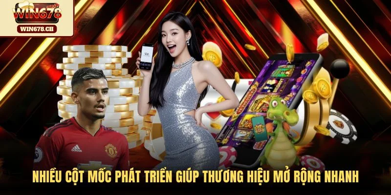 Nhiều cột mốc phát triển giúp thương hiệu mở rộng nhanh