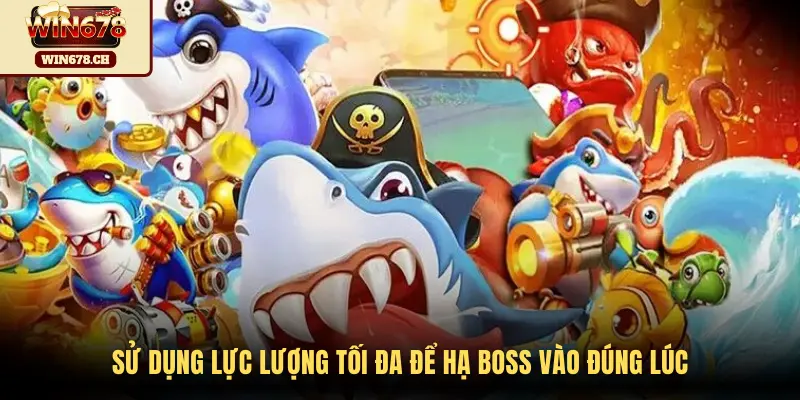 Sử dụng lực lượng tối đa để hạ boss vào đúng lúc